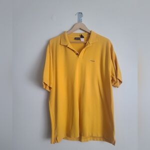Patagonia Men’s Organic Cotton Polo – Yellow, Size L